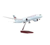 AQMUZE Modelo De Avión Boeing B787 De Air Canada, Escala 1:130, Fundido A Presión De Resina, Modelo De Avión con Pantalla Estática Y Ruedas Ligeras(No Light Canada B787)