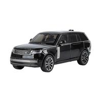 AQMUZE Modelo De Coche De Aleación En Miniatura Range Rover SV2022 1:32 con Sonido Y Luz De Fundición A Presión Decoración Interior para El Hogar(Black)