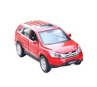 AQMUZE Modelo De Coche De Aleación Honda CRV SUV 1:32 Simulación De Metal Regalo Sonido Y Luz(Red)