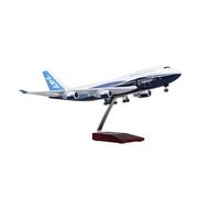 AQMUZE Prototipo De Avión Civil Modelo Fundido A Presión A Escala 1 150 para Avión Modelo De Resina Boeing B747 con Iluminación(No Light)