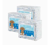 Aqpet Pañales higiénicos con Banda Braguita para Perros machos con Cierre Adhesivo Ajustable, antiolores, Desechables, Talla XL, 850 x 200 cm, Paquete de 36 Unidades