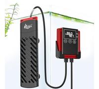 AQQA Calentador de acuario PTC de 800 W con controlador de termostato LED, calentador de acuario sumergible con cubierta protectora, protección contra sobretemperatura, para pecera de 300 a 880 L