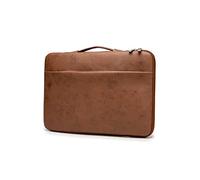 AQQWWER Bolsa para portátil Las computadoras portátiles son adecuadas for la mayoría de las cubiertas de maletines de cuero portátil, impermeable, resistente al desgaste y de larga vida útil. (Color