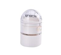 AQQWWER Contenedores para organización 4 In 1 Portable Pill Cutter Medicine Powder Splitter Tablet Grinder Storage Box Crusher Multi-functional Pill Case Grinder (Color : Violeta)