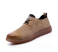 AQQWWER Zapatos de vestir para hombre, botas de seguridad para primavera y otoño, para hombre y mujer, informales, ligeras, zapatos de trabajo, talla grande, suela suave, cómodas y transpirables,