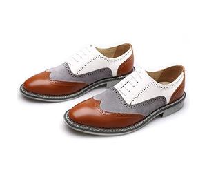 AQQWWER Zapatos de Vestir para Hombre Men's Business Dress Casual Shoes Men's Soft Patent Leather Men's Comfortable Oxford Shoes (Color : 2, Size : 40 EU)