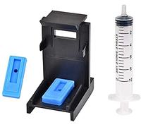 AQree Clip de cartucho de tinta 3 en 1 + 2 almohadillas de goma + kit de herramientas de jeringa para HP DeskJet 2710 2720 Plus 4110 4120 4130 Envy 6010 6020 6030 6420 6430