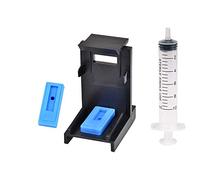 AQree Clip de cartucho de tinta 3 en 1 + 2 almohadillas de goma + kit de herramientas de jeringa para HP304 302 301 300