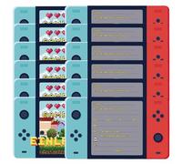 AQSQWQ 12 Tarjetas de Invitación para Cumpleaños Infantiles,12 Invitaciones de Juego+12 Sobres+12 Pegatina,pegatinas de tarjetas de invitación para cumpleaños infantiles o fiestas temáticas