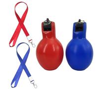 AQSQWQ 2Pcs Silbato de Mano para Entrenamiento y enseñanza Deportiva,12 x 6.5 cm, Silbato higiénico para Supervivencia Emergencia, Deportes Futbol, Árbitros