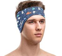 AqtivAqua Diadema de natación con protección para los oídos, para niños, adultos, hombres, mujeres, niños pequeños (color: azul P1, tamaño: XL)