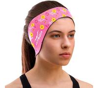 AqtivAqua Diadema de natación con protección para los oídos, para niños, adultos, hombres, mujeres, niños pequeños (color: rosa P1, tamaño: XL)