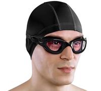 AqtivAqua DX Gafas Natacion Hombre Gafas Piscina Niño Mujer Niña (Negro, Claro)