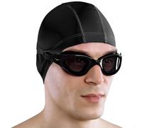 AqtivAqua DX Gafas Natacion Polarizadas Hombre Gafas Piscina Niño Mujer Niña (Negro, Polarizadas)