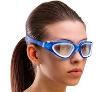 AqtivAqua Gafas Natacion Hombre Gafas Piscina Niño Mujer Niña DX-H (Transparente Azul, Lente Fotocromática)