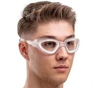 AqtivAqua Gafas Natacion Hombre Gafas Piscina Niño Mujer Niña DX-H (Transparente Blanco, Lente Fotocromática)