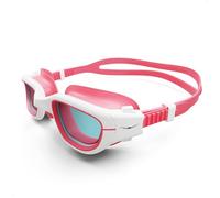 AqtivAqua Gafas Natacion MINI-DX Niño Niña Gafas Piscina Niños (Rosa blanco, Claro)