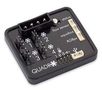 Aqua Computer Quadro - Controlador de Ventilador PWM con Conector para iluminación Ambiental/retroiluminada