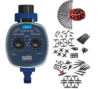 Aqua Control C4099O Programador de Riego + Pack de Goteo para riego Gota + Pack Básico de Accesorios de 4 mm + Pack Básico de Accesorios de 16 mm. para Todo Tipo de riego por Goteo Gota