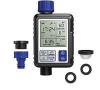Aqua Control C4110 Digital de Riego con Pantalla Panorámica Extremadamente Fácil, Programador Full Vision 2, Observa Toda la Información de Programación a la Vez, 1 Salida