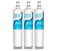 AQUA CREST 4396508 Filtros de Agua Compatible con Whirlpool SBS002, 3 Pack