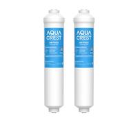 AQUA CREST AQF-FF35C5J Filtro de Agua de Repuesto para Samsung® DA29-10105J, HAFEX/EXP, DA99-02131B, DA2010CB Filtro de Agua del Frigorífico (2)