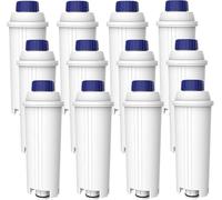 AQUA CREST Filtro de agua para máquina de café, reemplazo para De'Longhi® DLSC002, SER3017 y 5513292811 - Incluye versiones de la serie ECAM, Esam, ETAM (12)