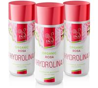 Aqua de Rosas Organica InaEssentials- Hydrolina, tónico hidratante para pieles secas para rostro y cuerpo, cuidado de la piel Hydrolato