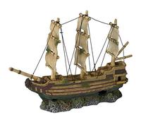 Aqua Della 234 - 429563 Acuario Decoración Barco Fantasma 2, 50 x 12.5 x 37 cm