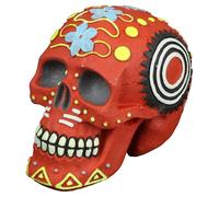Aqua Della de los Muertos Roja Calavera para Acuario 11 , 8x7, 8x9 CM Decoración