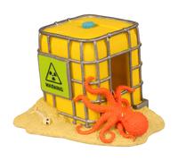 Aqua Della Decoración De Acuario IBC-Contenedor Brillante 14,5x11,5 Cm