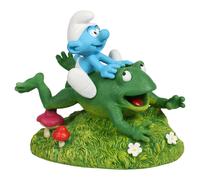 Aqua Della Decoración De Acuario Pitufos Rana De Bosque 13x8x11cm No Tóxico