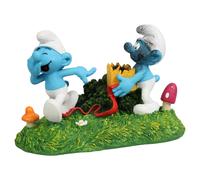 Figura de acción Aqua Della, Los Pitufos Bromista 14,8 x 9,6 x 9,5 cm, Muy Detallada y Fabricada en Resina de poliéster, no tóxica y con pH Neutro, para acuarios de Agua Dulce y Marinos