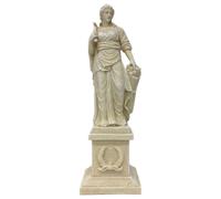 Aqua Della Decoración de Acuarios Griega Diosa 6x5, 8x18, 7cm para Peces