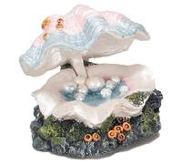 Aqua Della Decoración De Concha Con Difusor 12,5x11,5x8 Cm Para Acuario