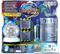 Aqua Dragon Astro Pets DELUXE, mascotas acuáticas vivas, kit de juguetes educativos, tanque y cuchara LED que brillan en la oscuridad, huevos, comida, instrucciones, para niños de 6 años en adelante