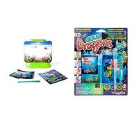 Aqua Dragons Amigos Marinos Juguete Educativo, Color Versión En Verde, Rosa + Dragón De Agua Mundo Submarino Juguete Educativo, Multicolor (World Alive W4004)