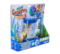 Aqua Dragons Color-Changing Aquarium, Hatches and Grows Aquatic Pets, Water Tank, Eggs, Food, Scoop, Magnifying Glass, 2 AAA Batteries, Instructions, For Kids Ages 6 and Up