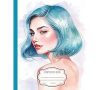 Aqua Dream Composition Book: College-Ruled Notebook with Soft Aqua Portrait Cover