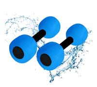 Aqua Dumbbells - Pesos de piscina, 27 x 9 x 9,5 cm, equipo de entrenamiento para mujer fitness, espuma EVA con diseño ligero, suministros de salud, herramientas de ejercicio para deportes al aire