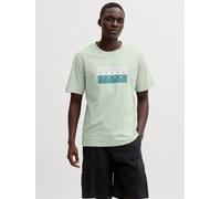 Aqua gray Hombres Cotton Camiseta M EU