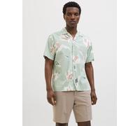 Aqua gray Hombres Cotton/Organic/Cotton Camisa Estilo Resort Corte Relaxed XS EU