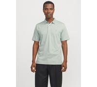 Aqua gray Hombres Organic/Cotton/Recycled/Polyester Polo Liso XS EU