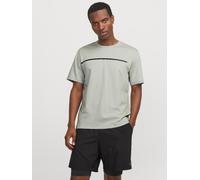 Aqua gray Hombres Recycled/Polyester/Cotton Camiseta Estampado S EU