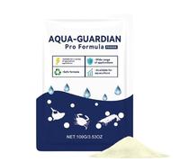 Aqua Guardian Pro Fórmula para Estanque, Polvo de Cuidado acuático para Acuario de pecera, Soporte clarificador de Agua de fácil Mezcla para Cangrejo camarón, Bolsa resellable de 3.53 oz (1pcs)