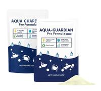 Aqua Guardian Pro Fórmula para Estanque, Polvo de Cuidado acuático para Acuario de pecera, Soporte clarificador de Agua de fácil Mezcla para Cangrejo camarón, Bolsa resellable de 3.53 oz (2pcs)