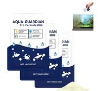 Aqua-Guardianpro Formula, 2026 nuevo polvo de cuidado acuático para estanque, soporte de cuidado de agua fácil de mezclar para peces, camarones y cangrejos, fácil de mantener, bolsa transparente de