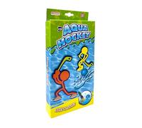 COMANSI- Aqua Juego de Agua Incluye 1 Bola Inflable + 2 Palas de Hockey inflador con Aguja. Fácil y Seguro de Usar en Outdoor e Indoor