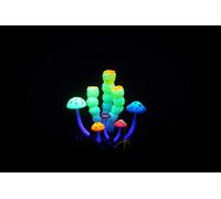 Aqua Lumo Esponja Fluorescente de Silicona para Plantas, Colores Variados