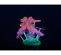 Aqua Lumo Planta Fluorescente de Silicona, Color Morado